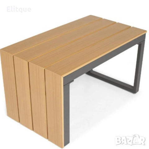 Градински комплект KANZA - модулен ъглов диван от алуминий с удобни възглавници и маса, снимка 9 - Други стоки за дома - 53326270