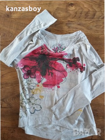 desigual - страхотна дамска блуза, снимка 5 - Блузи с дълъг ръкав и пуловери - 31657818