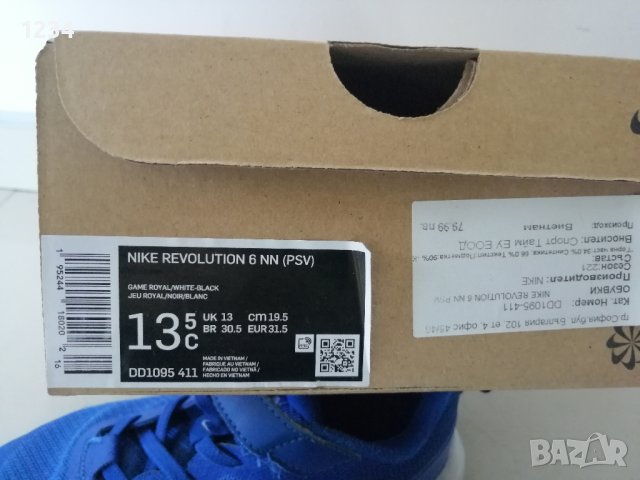 Детски маратонки nike revolution 31.5 номер, снимка 3 - Детски маратонки - 42572757