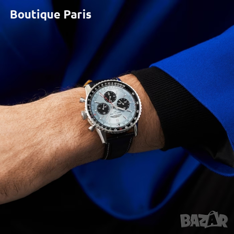 Breitling Navitimer Blue мъжки часовник, снимка 3 - Мъжки - 44524405