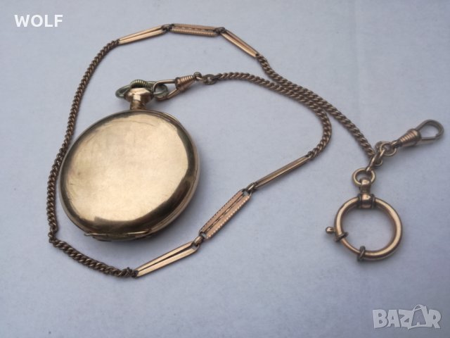  American Waltham USA 15jewels 1915г позлатен маркиран джобен часовник, снимка 8 - Антикварни и старинни предмети - 31037880