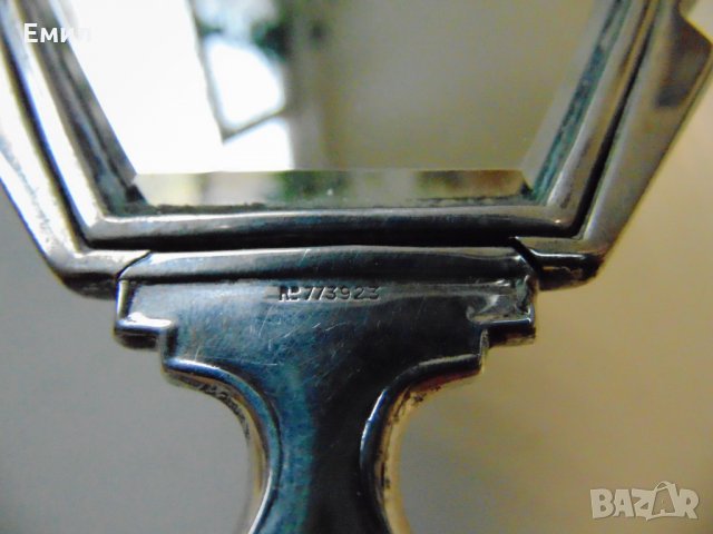 Антикварно сребърно огледало Англия , снимка 6 - Колекции - 30773351