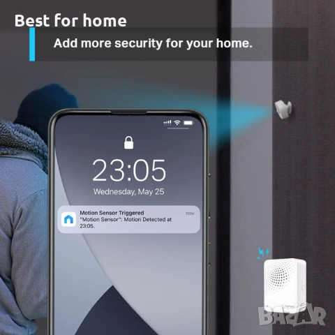 Tapo T100 интелигентен сензор за движение, снимка 6 - Друга електроника - 53236956