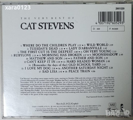 Cat Stevens – The Very Best Of Cat Stevens, снимка 2 - CD дискове - 38617892