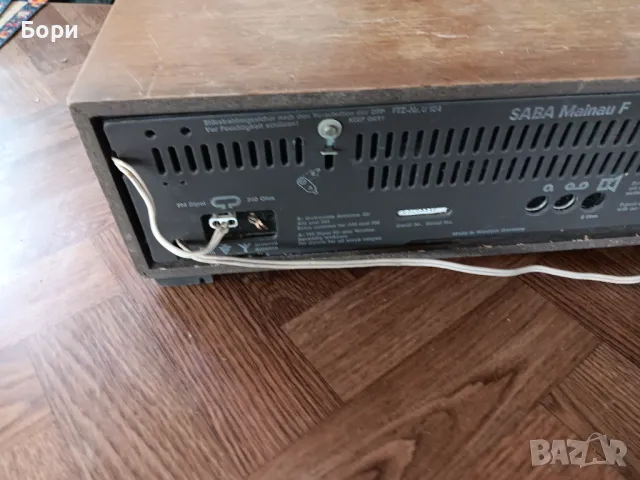 SABA MN-F Радио, снимка 8 - Радиокасетофони, транзистори - 49641379