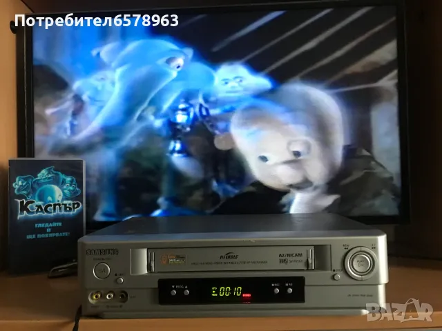 Видеокасета '' Каспар '' 1995 година VHS, снимка 3 - Други жанрове - 49789353