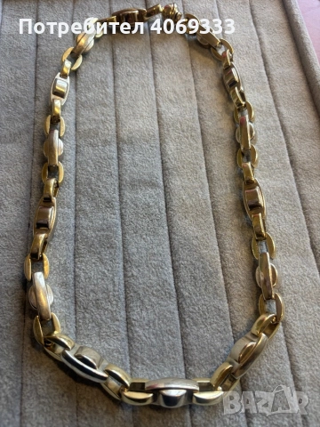 Златен ланец 126.66гр 14к 62см, снимка 4 - Колиета, медальони, синджири - 53910552