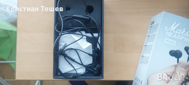 Слушалки (тапи) Marshall за телефон , снимка 4 - Слушалки, hands-free - 53370684