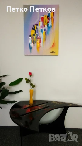 Абстрактна картина F59, снимка 2 - Картини - 50442285