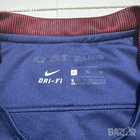 Nike Paris Saint-Germain PSG 2017/18 Футболна Тениска Размер XL, снимка 5 - Футбол - 54127486