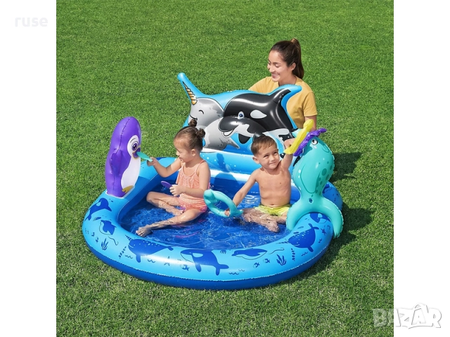 НОВИ! Детски надуваем басейн център Bestway Polar Pals , снимка 3 - Други - 52402623