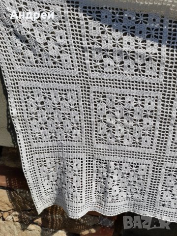 Стара плетена покривка #18, снимка 2 - Антикварни и старинни предмети - 36797105