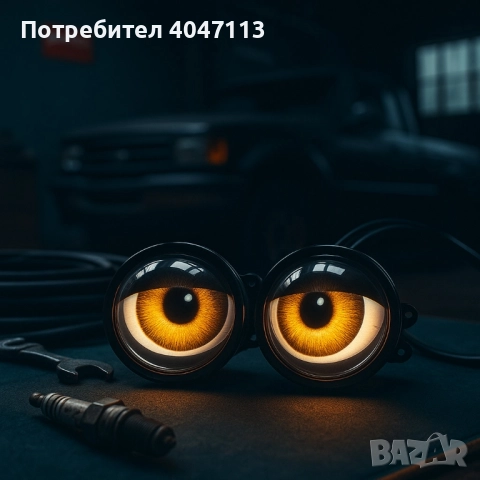 Комплект 3D LED очи, дневни светлини за автомобили, снимка 8 - Аксесоари и консумативи - 51430956