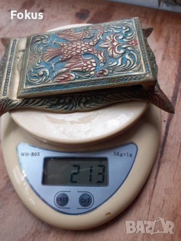 Стар тефтер за бележки бронз емайл двуглав орел, снимка 6 - Антикварни и старинни предмети - 54257553