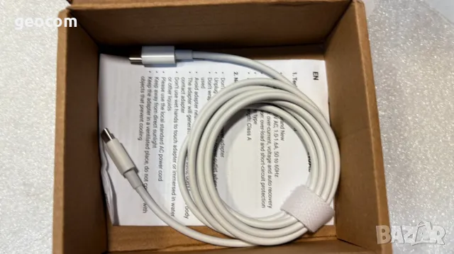 Type-C 96W ново зарядно (5/9/15/20V-96W,Комплект), снимка 4 - Захранвания и кутии - 49313352