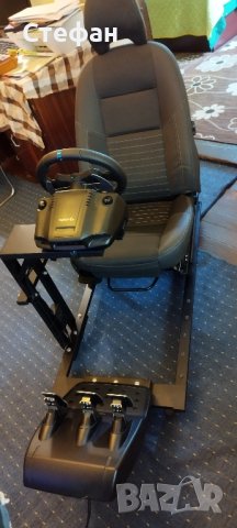Стойка + седалка (кокпит) за волан, педали и скоростен лост logitech G29 , снимка 4 - Аксесоари - 42118879