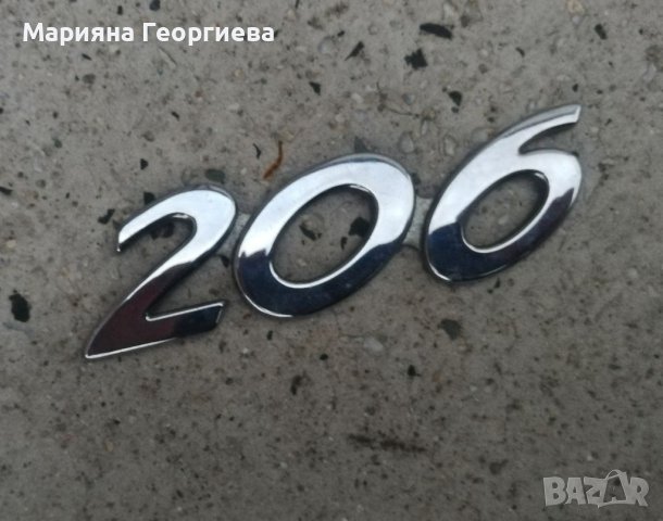 Оригиналната емблема Пежо 206 , снимка 1