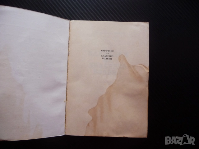 Наръчник на диабетно болния Димитър Андреев диабет лечение забранени храни инсулин усложнения болест, снимка 2 - Специализирана литература - 52897726