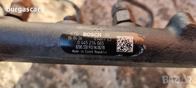 Горивна рейка 8200 330 912 / 0 445 214 065 Opel Vivaro 1.9CDTI-101к.с. - 100лв, снимка 2 - Части - 52639937