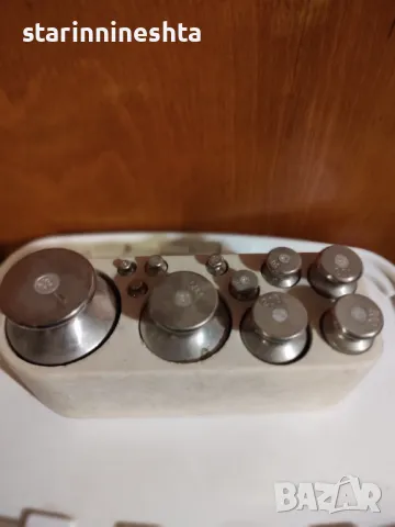 СОЦ Неупотребявани стари теглилки грамове  кантар везна , снимка 4 - Антикварни и старинни предмети - 49260282