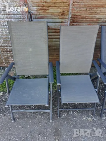 Сгъваеми шезлонг столове -8 броя