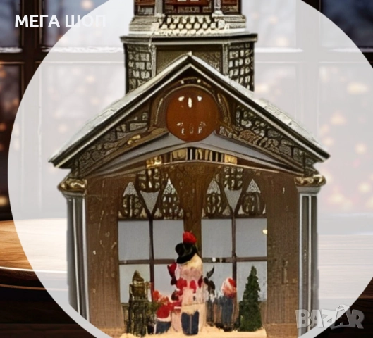 Коледна декорация със снежен човек, снимка 2 - Декорация за дома - 52590261