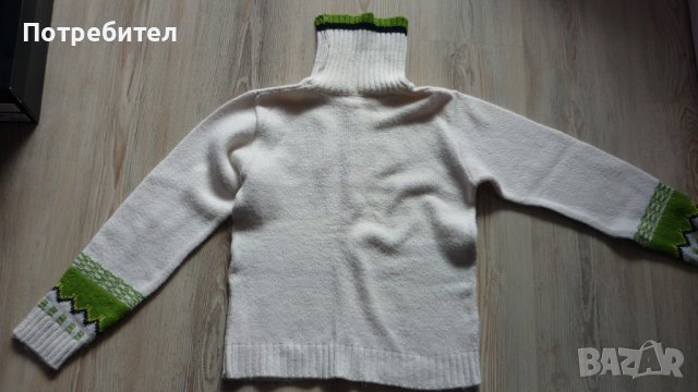 Пуловер с висока яка размер ХS-S, снимка 6 - Блузи с дълъг ръкав и пуловери - 38871066