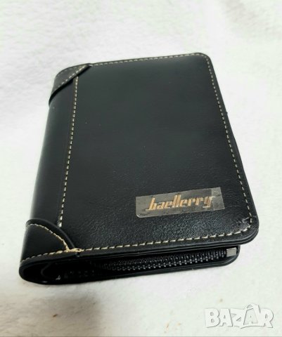 Качествен Мъжки портфейл, ретро портмоне, чанта за карти от PU кожа снимки цип ретро кожен портмоне, снимка 5 - Портфейли, портмонета - 42910815