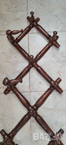 Ретро дървена закачалка , снимка 4 - Антикварни и старинни предмети - 50989763