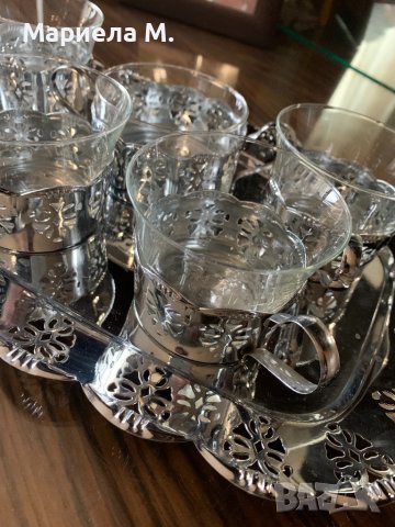 Руски сервиз за чай, снимка 2 - Сервизи - 40657936