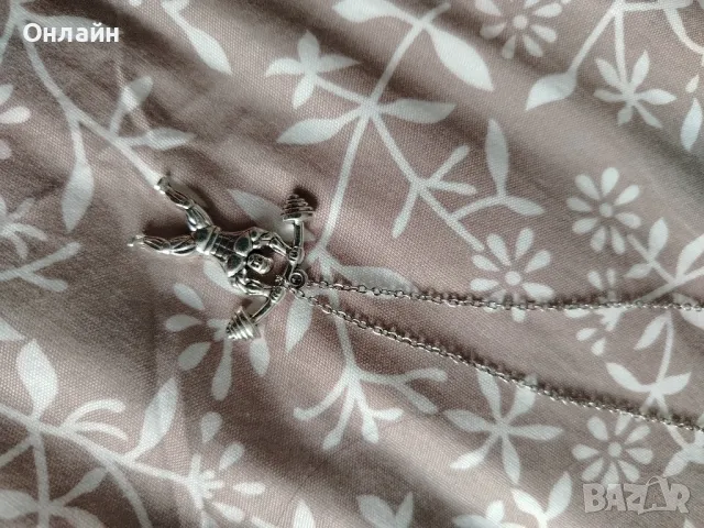 Мъжко Колие Дъмбел , снимка 2 - Колиета, медальони, синджири - 50177040