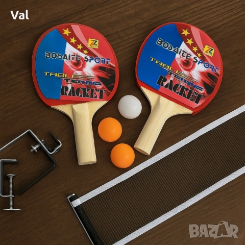Комплект за тенис на маса – Практичен и забавен избор за вашето хоби, снимка 2 - Тенис - 50958374