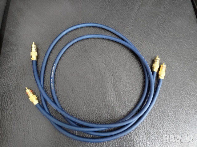 Chord Chameleon 2 RCA–RCA, Аудиофилски Аналогов Интерконект, Висок Клас, Отлично Състояние