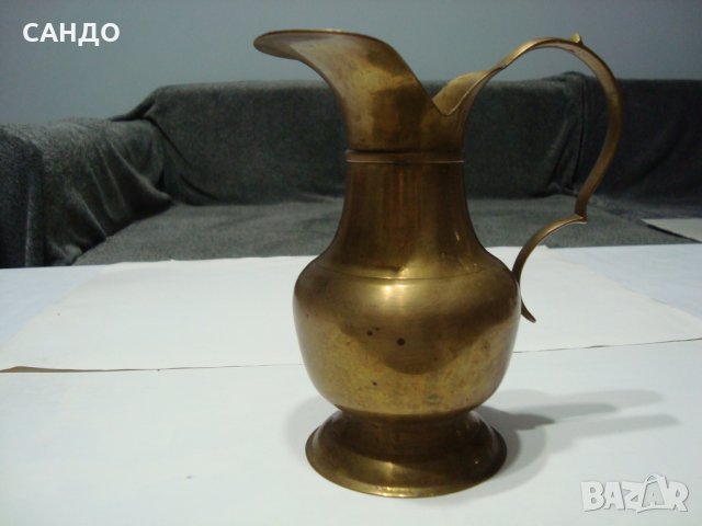 Вентидж изящни бронзови кани и ваза - Франция и Белгия, снимка 7 - Вази - 39021160