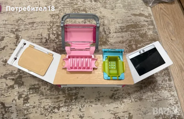 Кухня Барби със светлини и звуци Mattel, снимка 9 - Други - 49810087