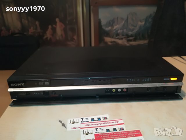SONY RDR-HX680 160GB HDD/DVD RECORDER-ВНОС GERMANY 2011221138, снимка 5 - Плейъри, домашно кино, прожектори - 38731909