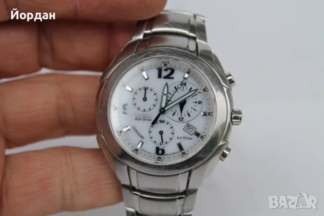 Мъжки ръчен часовник ''Citizen ECO-Drive Marinaut'', снимка 4 - Мъжки - 50462159