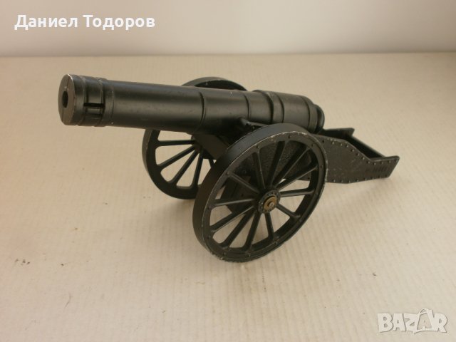 Стара  Метална  Настолна Запалка - Оръдие, Топ - Работи , снимка 3 - Запалки - 38383787