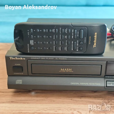 Technics SL-PG560A CD Player | MASH DAC | Оригинално дистанционно , снимка 2 - Декове - 55969565