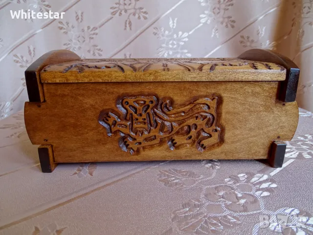 Дърворезбовани кутийки за бижута, снимка 5 - Декорация за дома - 47559616