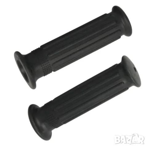 Черни удължени гумени ръкохватки 125 mm без тапи