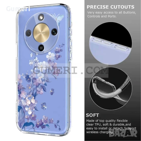 Прозрачен Гръб с Картинки за Huawei Honor Magic8 Lite, снимка 6 - Калъфи, кейсове - 35727871