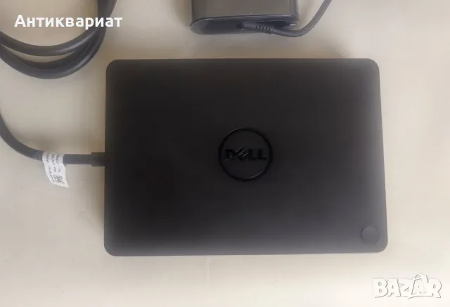 Универсална докинг станция Dell WD15 K17A USB-C + зарядно Dell AC Adapter DA90PM130, снимка 2 - Лаптоп аксесоари - 55846089
