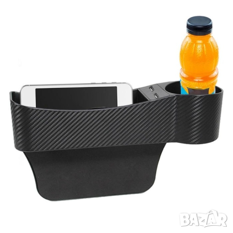 Органайзер стойка за чаша с 2 USB порта, снимка 4 - Аксесоари и консумативи - 44708784