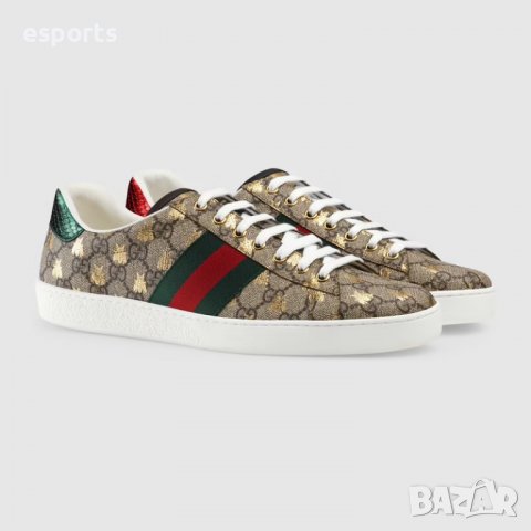 $778 Мъжки кецове Gucci Supreme Bee 45 EU,11 UK,11.5 US, снимка 7 - Кецове - 32968438