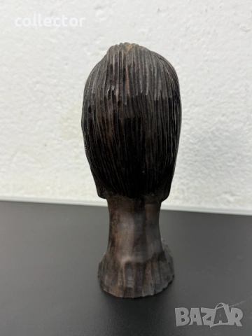Винтидж африкански бюст / скулптура. №8045, снимка 3 - Антикварни и старинни предмети - 54013482