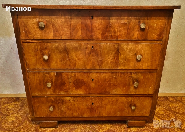 РАЗПРОДАЖБА - 75€.  Винтидж  Скрин от  Масив - 75годишен, снимка 11 - Скринове - 51635232