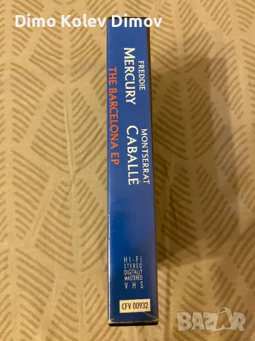 Freddie Mercury & Monserrat Caballe HiFi VHS, Mega Rare!, снимка 3 - Други музикални жанрове - 50179332