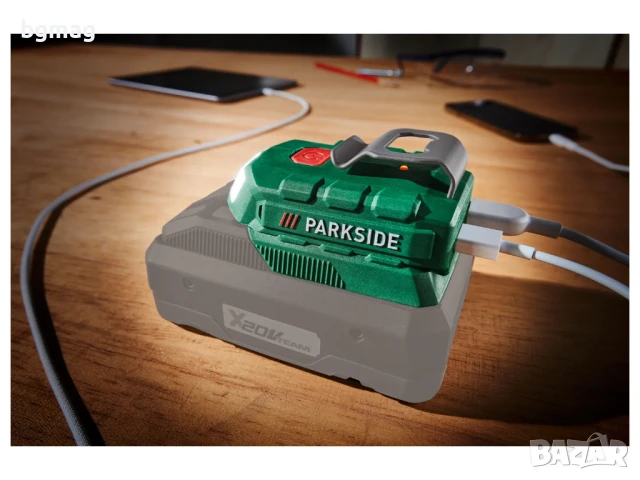 PARKSIDE USB адаптер с LED лампа, 20V PAA 20-Li B2, снимка 3 - Други инструменти - 50451506