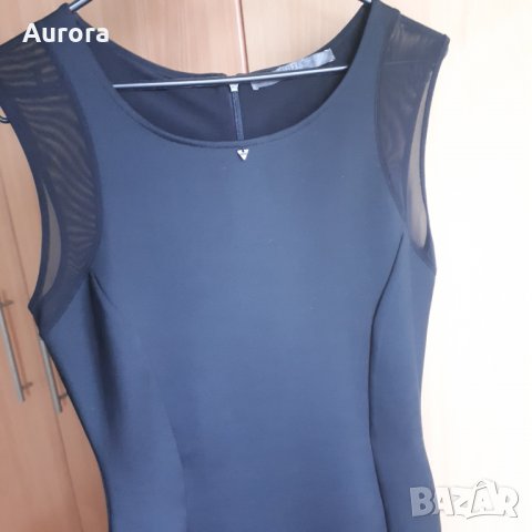 Guess стилна черна рокля, S/М, снимка 4 - Рокли - 35501511